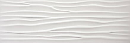 Cifre Ceramica GLACIAR WAVE WHITE MAT REKT. 30x90 obklad
