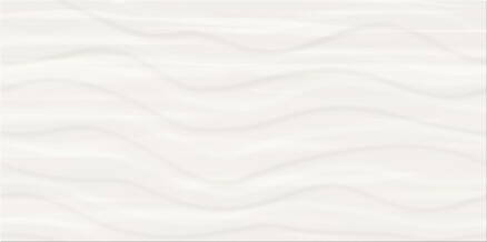 Cersanit TOUCH ME WHITE SATIN WAVE 29,8X59,8 štruktúra obklad W562-002-1