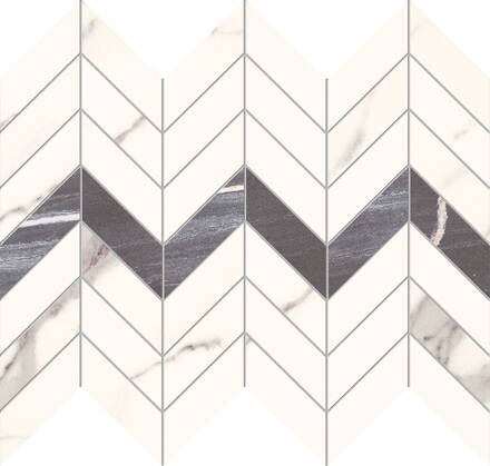 Domino BONELLA WHITE 29,8X24,6 mozaika