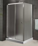 Aquatek FAMILY R23 OBDĹŽNIKOVÝ SPRCHOVÝ KÚT 120x80, sklo grapé