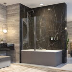 Aquatek GLASS L22 120 VAŇOVÁ ZASTENA, sklo číre