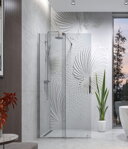 Aquatek OASIS K2 140 SPRCHOVÉ DVERE, sklo číre