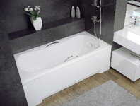 Besco ARIA PLUS 130 VAŇA OBDĹŽNIKOVÁ 130x70, biela sanitárny akrylát WAA-130-PU