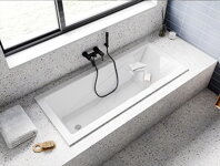Besco MODERN SLIM 140 VAŇA OBDĹŽNIKOVÁ 140x70, biela sanitárny akrylát WAM-140-SL