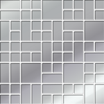 Ceramica Bianca PLATINUM GLASS MOSAIC  25X25  mozaika