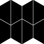 Ceramica Bianca PRESTIGE BLACK MOSAIC 25,8X25,8 mozaika