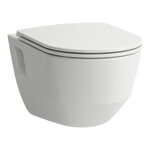 Laufen Pro ZÁVESNÉ WC S DOSKOU SLIM, SKLÁPANÍM SOFTCLOSE, rimless biele H8669540000001