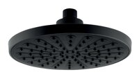 Novaservis Pevná hlavová sprcha, priemer 200 mm, čierna RUP/200,5