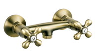 Novaservis Sprchová nástenná batéria 150 mm bronz BAI7BR