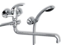 Novaservis Paneláková nástenná vaňová batéria 150 mm METALIA 55 chrómová 55071,0