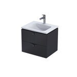 Oristo SIENA SKRINKA POD UMÝVADLO 60 cm, čierna matná