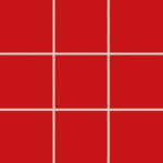 Rako Object COLOR TWO RAL 0304060 ČERVENÁ LESK 10x10 dlažba GAA0K359