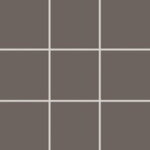 Rako Object TAURUS COLOR 07 DARK GREY REKT, 10x10 dlažba TAA11007