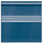 MODERNISTA Rodápie Clasico C/C Azul Oscuro 15x15