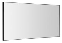 AROWANA zrkadlo v ráme, 1200x600mm, čierna mat