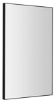 AROWANA zrkadlo v ráme 500x800mm, čierna mat