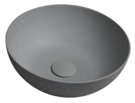 FORMIGO betónové umývadlo na dosku, primere 39cm, šedá