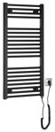 DIRECT-E elektrické vykurovacie teleso, rovné, 450x960 mm, 300 W, čierna