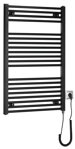 DIRECT-E elektrické vykurovacie teleso, rovné, 600x960 mm, 400 W, čierna