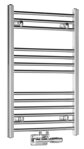 ALYA vykurovacie teleso rovné 500x803mm, stredové pripojenie, chróm