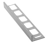 Lišta k obkladom L, matný eloxovaný hliník, L 250cm, 8mm