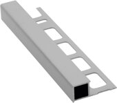 Lišta k obkladom H, matný eloxovaný hliník, L250cm, 10mm