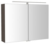 RIWA galérka s LED osvetlením, 81x70x17cm, borovica rustik