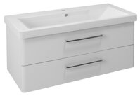 THEIA umývadlová skrinka 101,4x43,3x44,2cm, 2xzásuvka, biela