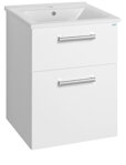 VEGA umývadlová skrinka 50cm, 2xzásuvka, biela