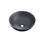 Excellent Luqa na dosku umývadlo 40 cm okrúhle, čierna matná