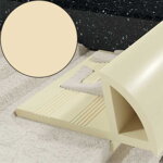 Excellent EN hrana profil 10 mm dĺžka 250 cm, PVC, biela
