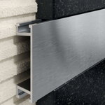 Excellent Listello U profil 12 mm, dĺžka 250 cm hliník, kefovaná anodised nerez