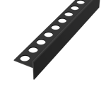 Excellent Sprchová vanička profil 120 cm, sloping ľavá nerez, čierna matná