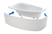 Excellent Flex vaňa casing Be Spot 160 cm tiles