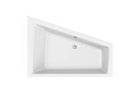 Excellent Rohová Sphere maxi SLIM vaňa 180x130 cm ľavá biela lesklá