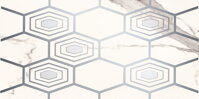 Arte NELLA WHITE LESK 22,3X44,8 dekor