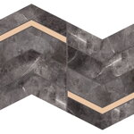 Arte BLACKWALL BLACK POLOLESK 25X29,8 mozaika