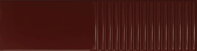Tubadzin GROOVE BURGUNDY 2 STRUKTURA LESK 7,8X29,8 obklad