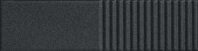 Tubadzin GROOVE GRAPHITE SUGAR 2 STRUKTURA LESK 7,8X29,8 obklad
