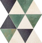 Domino MARGOT GREEN 25,8x32,8 mozaika