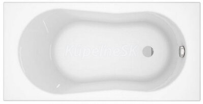 Cersanit NIKE 170x70 VAŇA OBDĹŽNIKOVÁ ASYMETRICKÁ + nožičky, biela S301-249