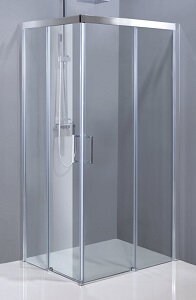 Aquatek DYNAMIC R4 OBDĹŽNIKOVÝ SPRCHOVÝ KÚT 90x72, pravý, sklo číre