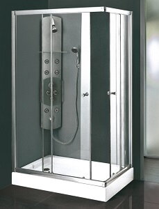 Aquatek MASTER R14 OBDĹŽNIKOVÝ SPRCHOVÝ KÚT 100x80, sklo matné