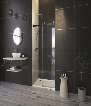 Aquatek TEKNOSOFT B2 130 SPRCHOVÉ DVERE, sklo číre