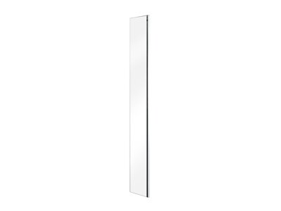 Besco AVEO/AVEO DUE PANEL KU PEVNEJ SPRCHOVEJ STENE 50x195 do kombinácie, chróm, sklo číre PA-50-195-C