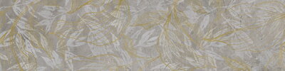 Cerrad SOFTCEMENT SILVER DECOR FLOWER LESK REKT. 29,7x119,7 dlažba