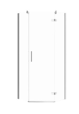 Cersanit JOTA PÄŤUHOLNÍKOVÝ SPRCHOVÝ KÚT 80x80x195, pravý, chróm, sklo číre S160-009