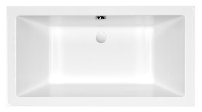 Cersanit INTRO 140x75 VAŇA OBDĹŽNIKOVÁ akrylátová + nožičky, biela S301-065