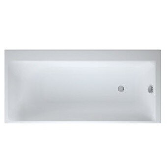 Cersanit SMART 170x80 VAŇA OBDĹŽNIKOVÁ akrylátová pravá + nožičky, biela S301-116