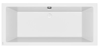 Cersanit INTRO 180x80 VAŇA OBDĹŽNIKOVÁ akrylátová + nožičky, biela S301-222
